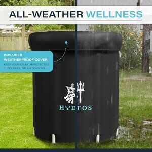 HYDROS Portable Cold Plunge Tub - Portable Ice Bath Tub For Athlete NEW